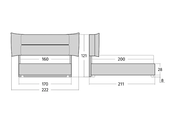 Кровать Mondi Кровать Mondi